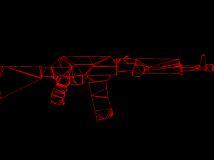 ak 47 3D मॉडल