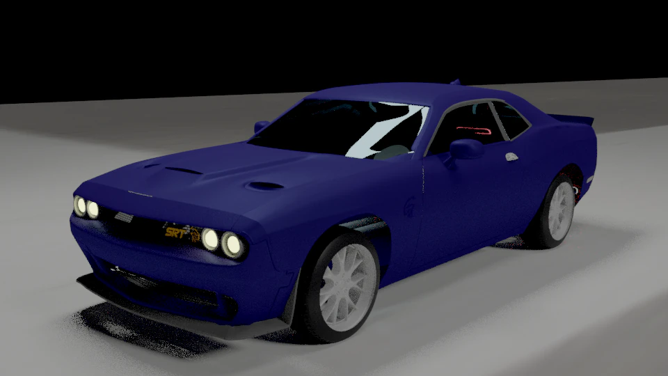 道奇挑战者 2015 3D 模型 .c4d .max .obj .3ds .fbx .stl .blend 