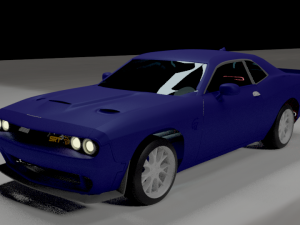 dodge challenger 2015 3D 모델