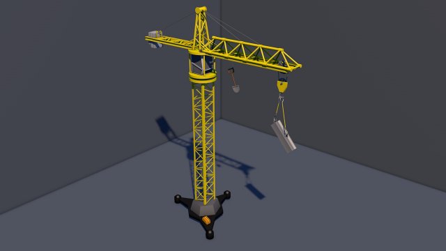 crane Modelo 3D .c4d .max .obj .3ds .fbx .stl .blend 