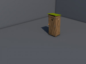 rural tuolet 3D Model