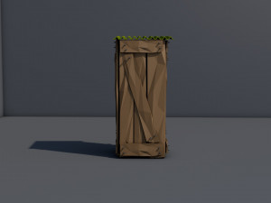 rural tuolet Model 3D