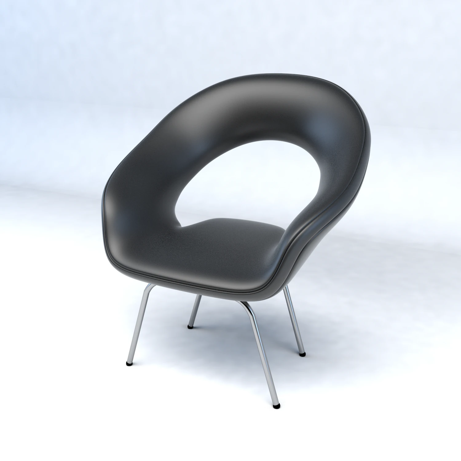 modern chair 3D Model .c4d .max .obj .3ds .fbx .stl .blend 