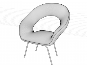 modern chair 3D 모델
