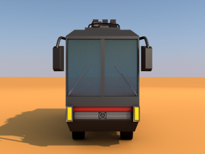 lowpoly bus 3D Модель