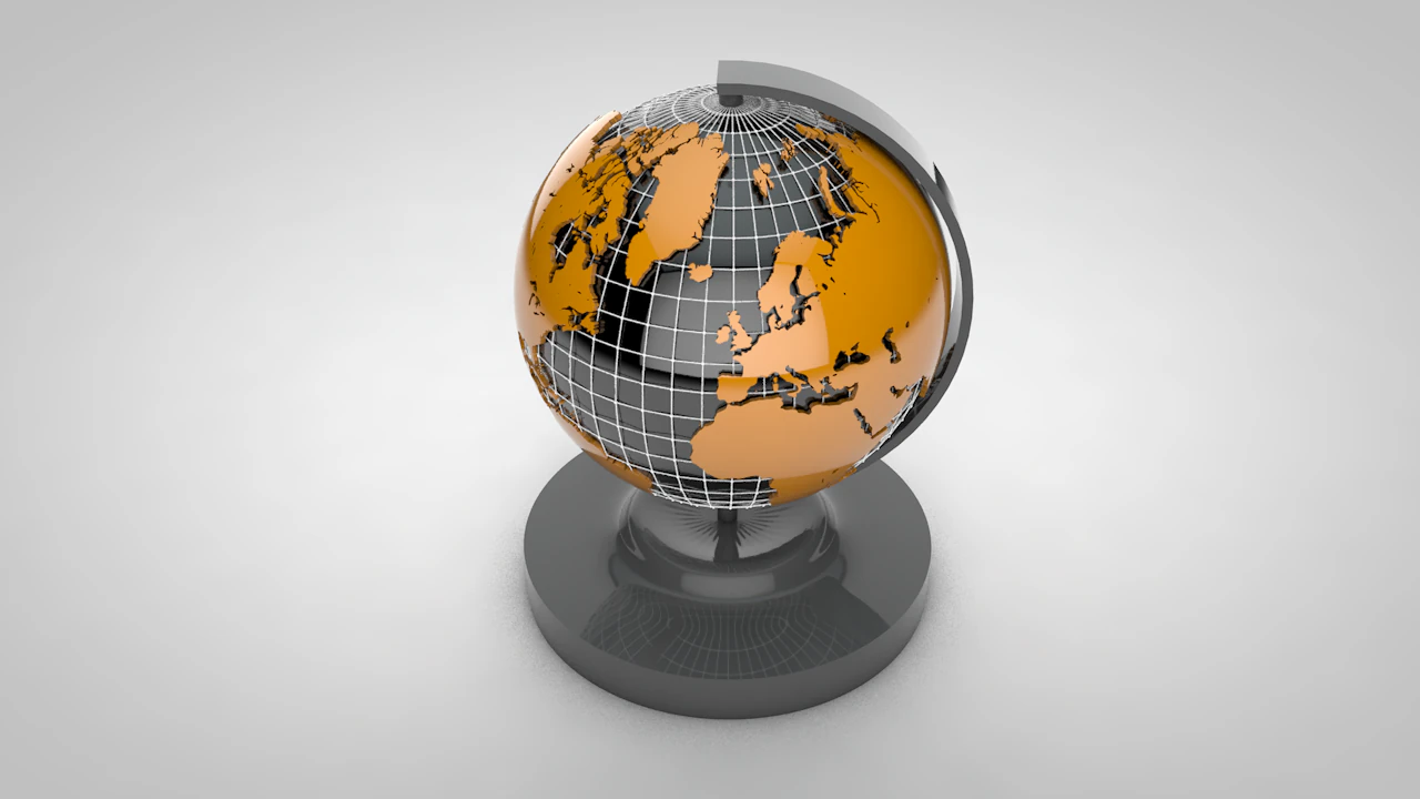 globo Modelo 3D .c4d .max .obj .3ds .fbx .stl .blend 