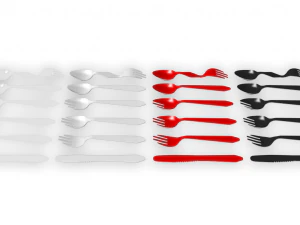plastic utensils 3D Model