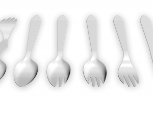 plastic utensils 3D Model