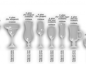 glasses for drinks Model 3D