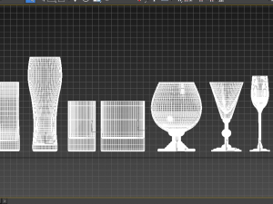 glasses for drinks Model 3D