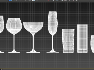 glasses for drinks Model 3D