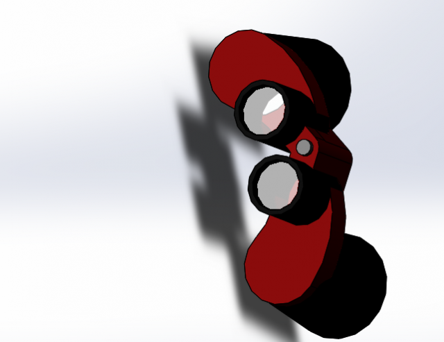 binocular 3D Model .c4d .max .obj .3ds .fbx .stl .blend 
