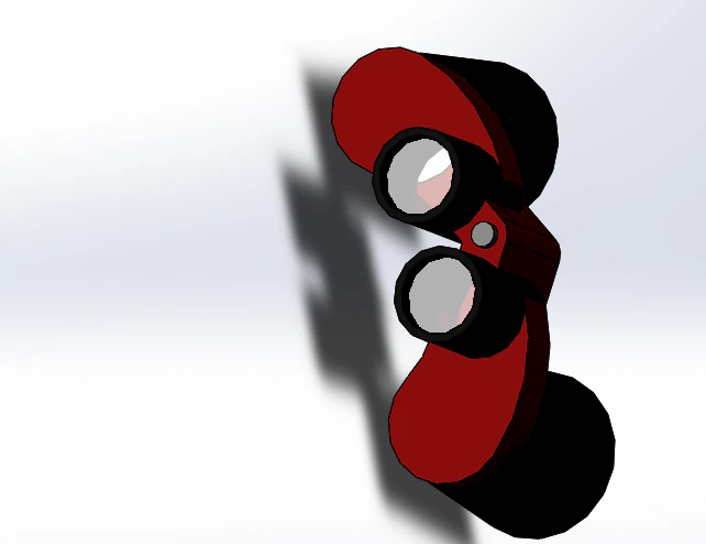 Fernglas 3D Modell .c4d .max .obj .3ds .fbx .stl .blend 