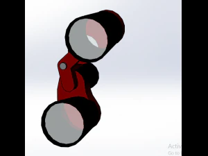Fernglas 3D Modell