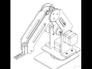로봇 팔 3D 모델