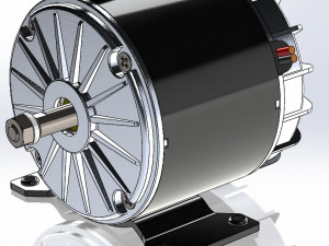 24v dc motor 3D 模型