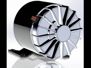 24v dc motor 3D 模型