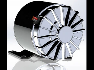 24v dc motor 3D Model