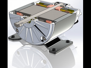 24v dc motor 3D 模型