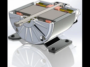 24v dc motor 3D Model