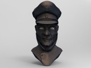 bust general nazi 3D 打印模型