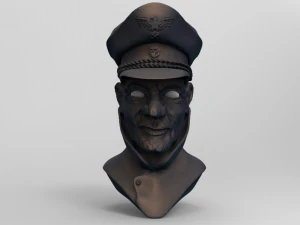 busto del general nazi Modelo de impresión 3D