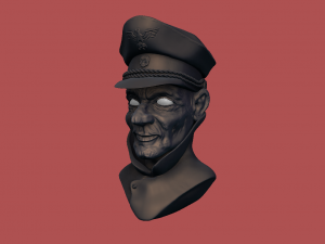 bust general nazi 3D प्रिंट मॉडल