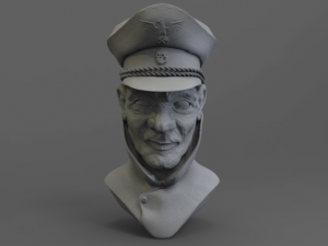 bust general nazi 3D प्रिंट मॉडल
