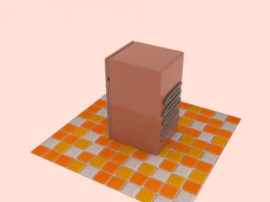 냉장고 3D 모델