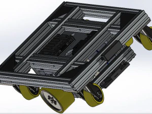 agv automatic guided vehicle 3D Model