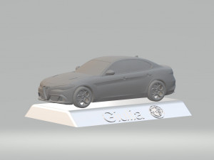 alfa romeo giulia 3d car model high quality 3d printing stl file 3D 프린트 모델