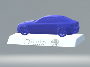 alfa romeo giulia 3d car model high quality 3d printing stl file 3D Print Model