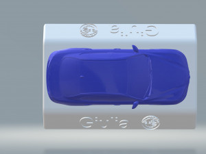 alfa romeo giulia 3d car model high quality 3d printing stl file 3D Print Model