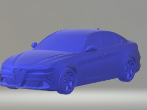 alfa romeo giulia 3d car model high quality 3d printing stl file 3D Print Model