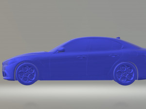 alfa romeo giulia 3d car model high quality 3d printing stl file 3D Print Model