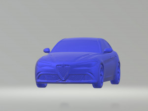 alfa romeo giulia 3d car model high quality 3d printing stl file 3D Print Model