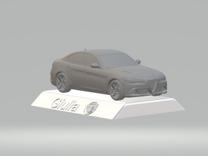 alfa romeo giulia 3d car model high quality 3d printing stl file 3D Print Model