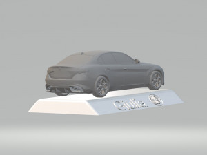alfa romeo giulia 3d car model high quality 3d printing stl file 3D Print Model