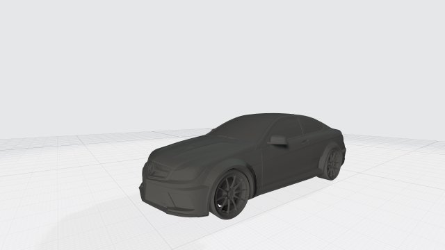 3d mercedes benz amg c63 car model high quality 3d printing stl file 3D-Druckmodell  in Fahrzeug 3DExport