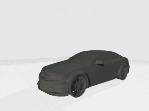 3d mercedes benz amg c63 car model high quality 3d printing stl file Modelo de Impressão 3D