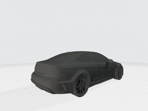3d mercedes benz amg c63 car model high quality 3d printing stl file Modelo de Impressão 3D