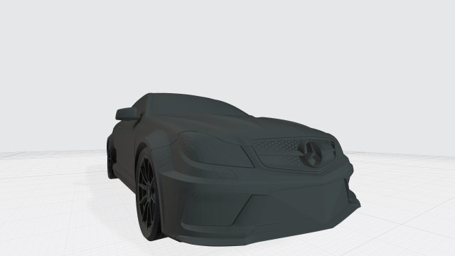 3d mercedes benz amg c63 car model high quality 3d printing stl file 3D  Print Model in Vehicle 3DExport