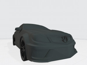 3d mercedes benz amg c63 car model high quality 3d printing stl file Modelo de Impressão 3D