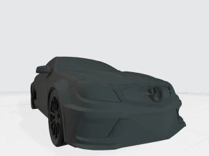 3d mercedes benz amg c63 car model high quality 3d printing stl file 3D Print Model