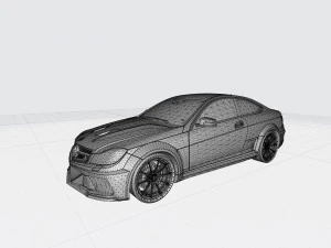 3d mercedes benz amg c63 car model high quality 3d printing stl file 3D Print Model