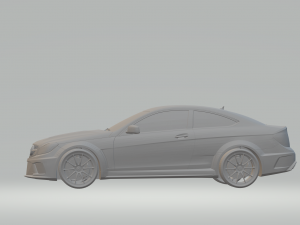 3d mercedes benz amg c63 car model high quality 3d printing stl file Modelo de Impressão 3D