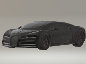 bugatti chiron 3d car model 3d printable stl file 3D Print Model