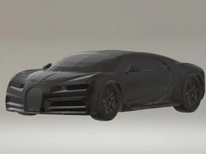 bugatti chiron 3d модель автомобіля 3d файл для друку stl 3D Принт Модель
