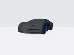 bugatti chiron 3d car model 3d printable stl file 3D Baskı Modeli