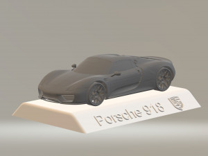 porsche 918 3d car model high quality 3d printing stl file 3D Print Model